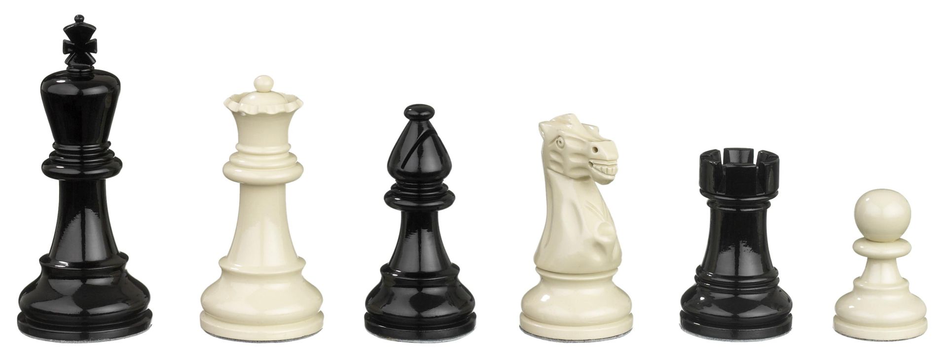 Schachfiguren Nero, schwarz/weiß, Königshöhe 95 mm, Holzbox Schachfiguren Nero, schwarz/weiß, Königshöhe 95 mm, Holzbox