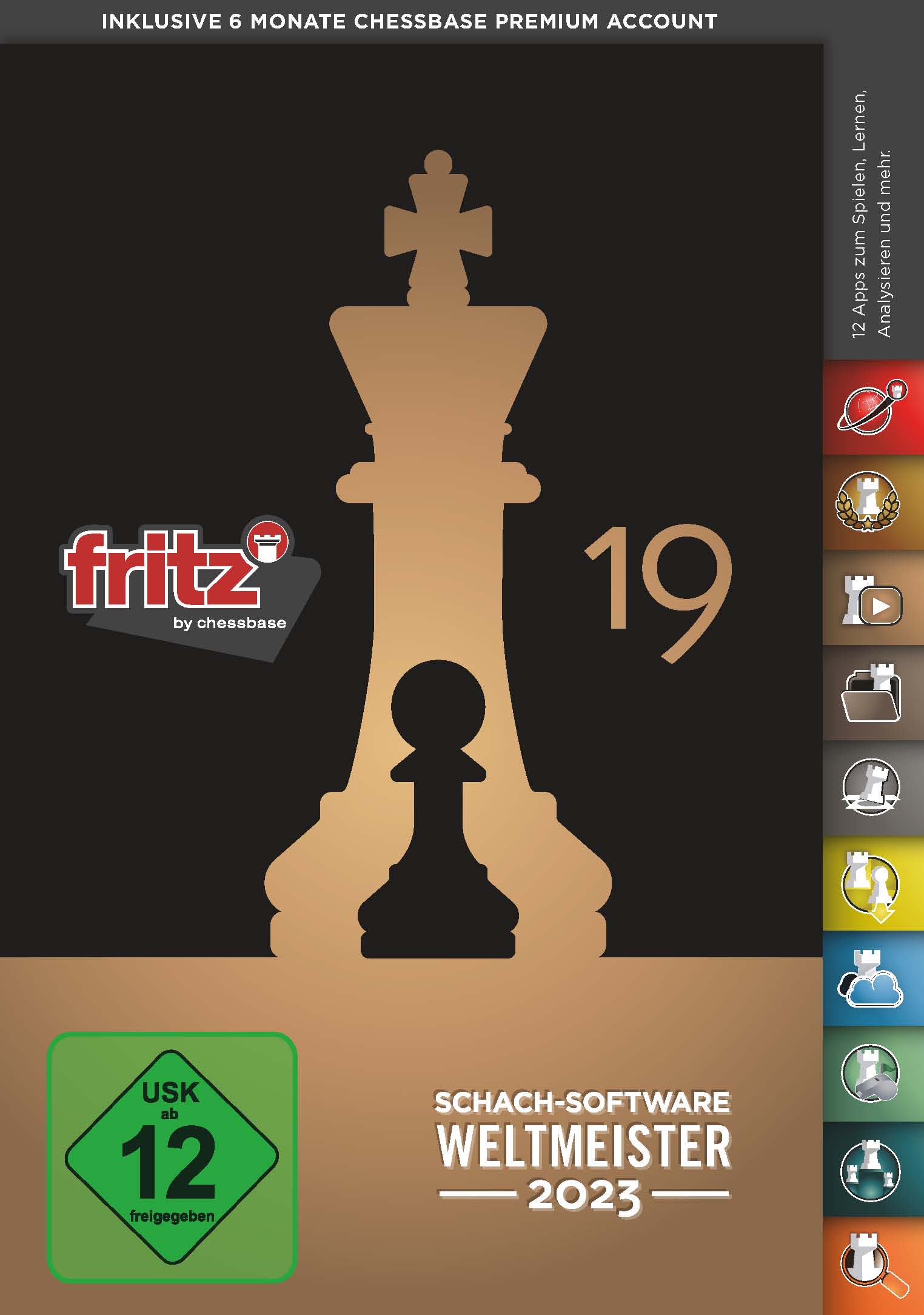 Fritz 19 Schachsoftware-Weltmeister 2023 (Download)