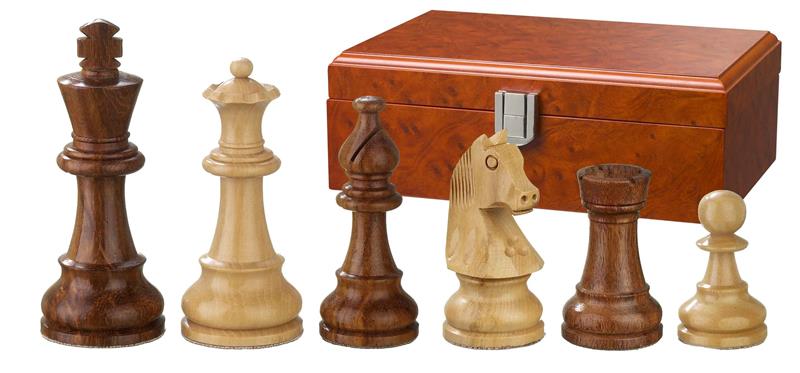 Schachfiguren-Sigismund-95-mm Schachfiguren Sigismund, Königshöhe 95 mm