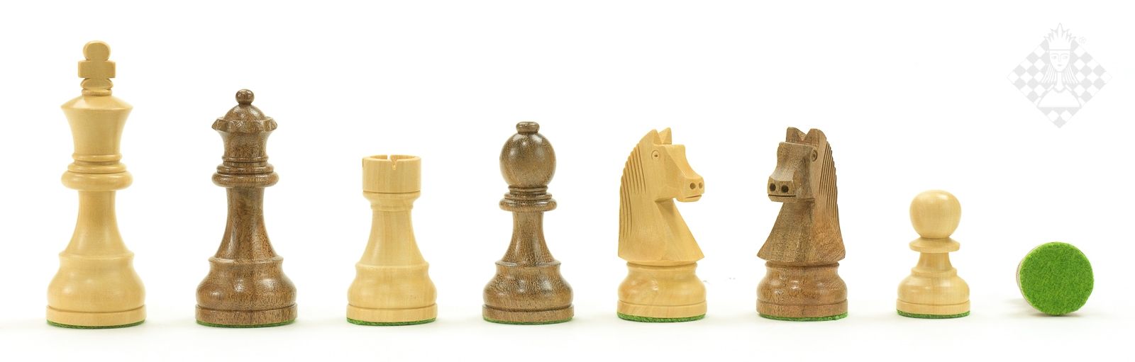 Classic-Staunton Schachfiguren Classic Staunton, Königshöhe 97 mm