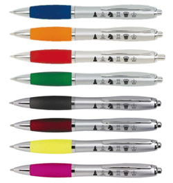 Kugelschreiber "Schach" farblich gemischt 25 Stück