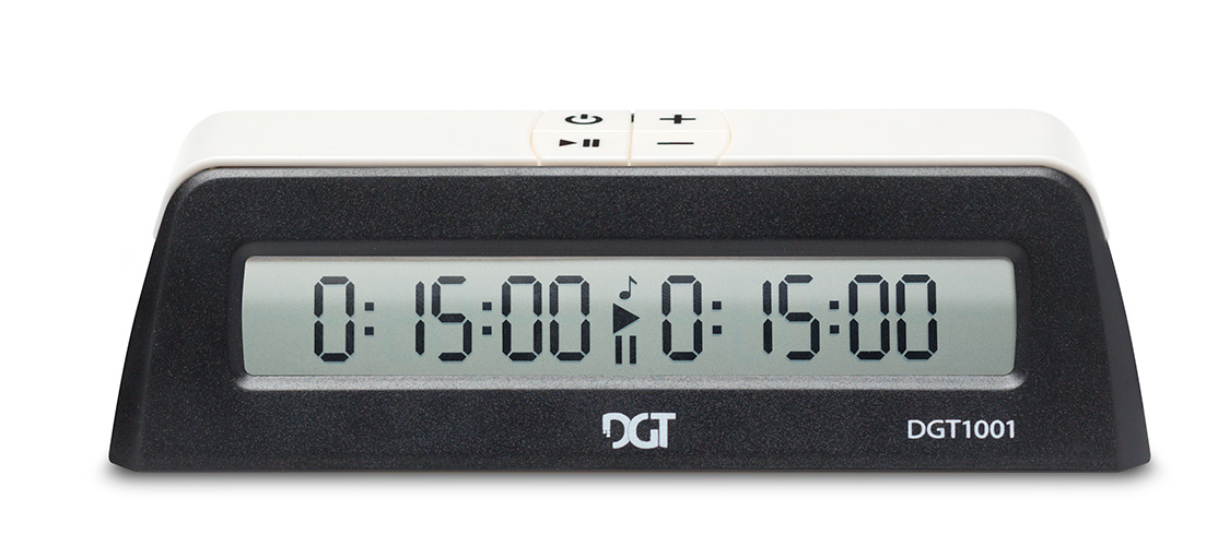 10878-DGT1001-Black-front Schachuhr DGT 1001 schwarz